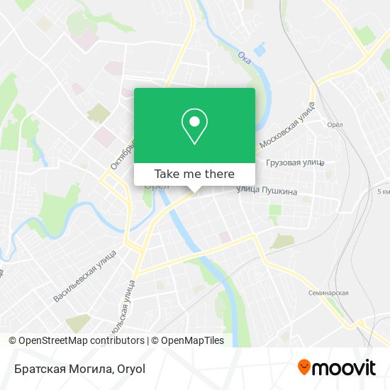Братская Могила map