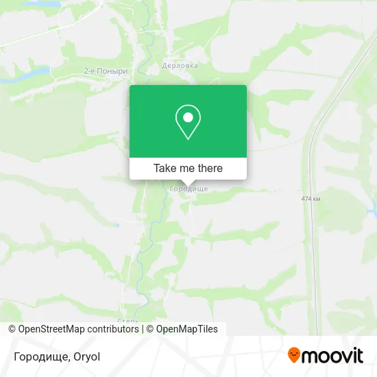 Городище map