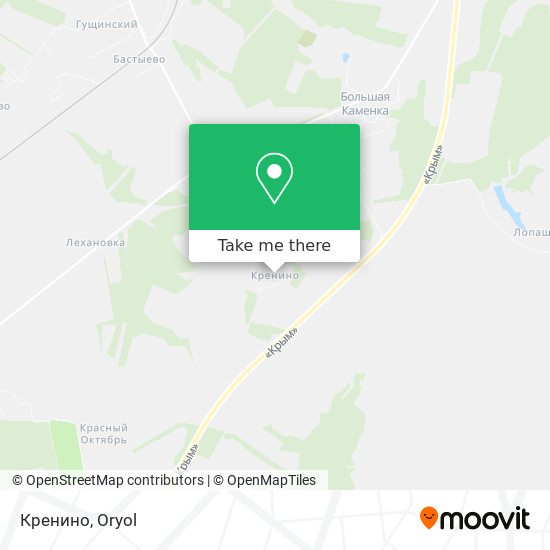 Кренино map
