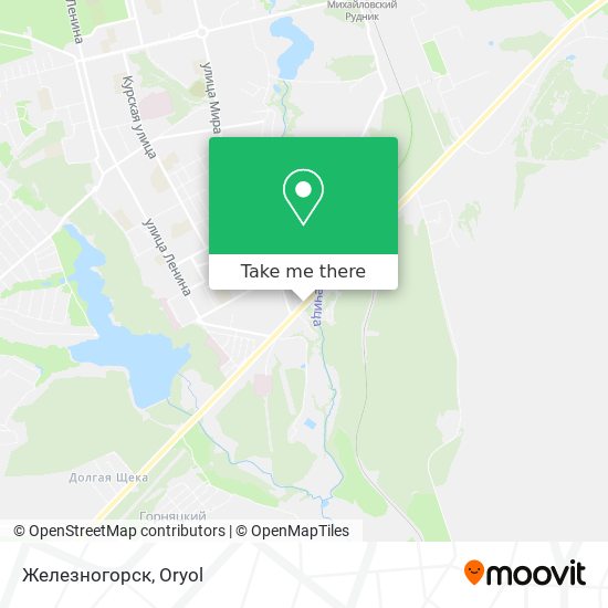 Железногорск map