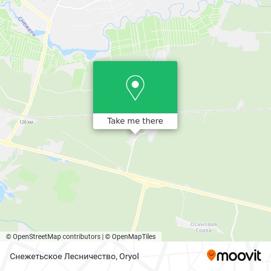 Снежетьское Лесничество map