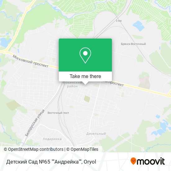 Детский Сад №65 ""Андрейка"" map