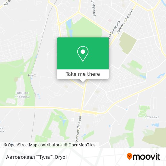 Автовокзал ""Тула"" map