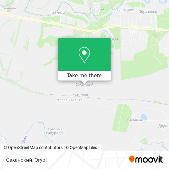 Саханский map