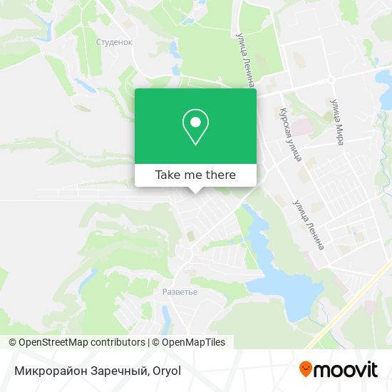 Микрорайон Заречный map