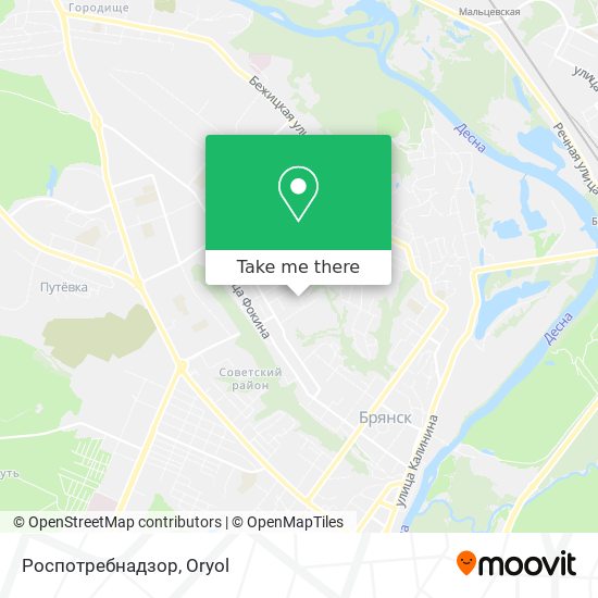Роспотребнадзор map