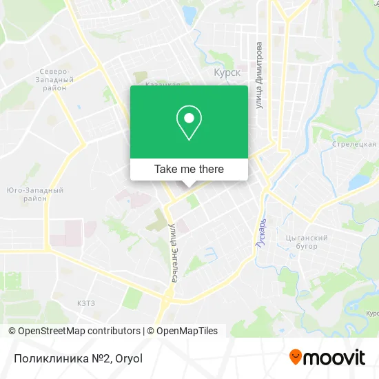 Поликлиника №2 map