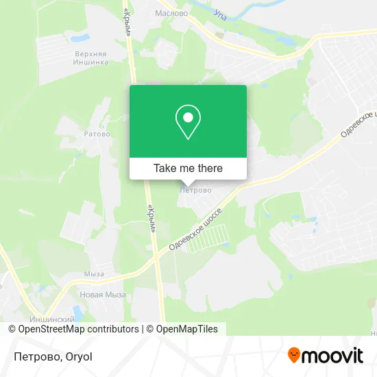 Петрово map