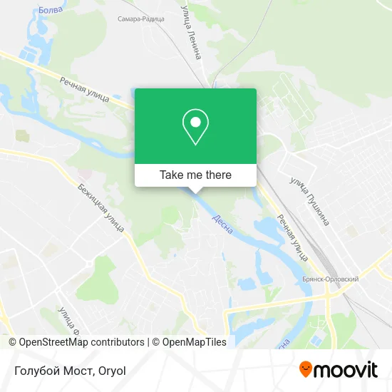 Голубой Мост map