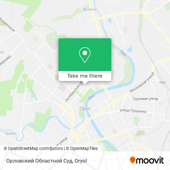 Орловский Областной Суд map