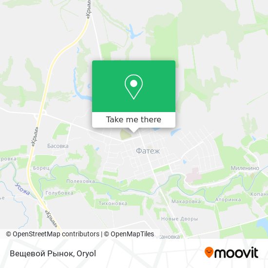 Вещевой Рынок map