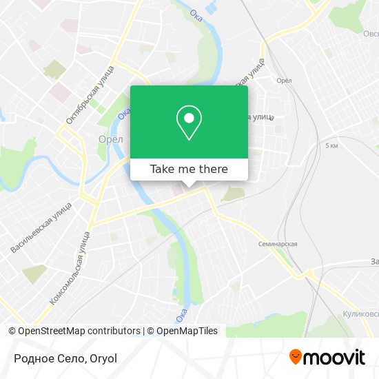 Родное Село map