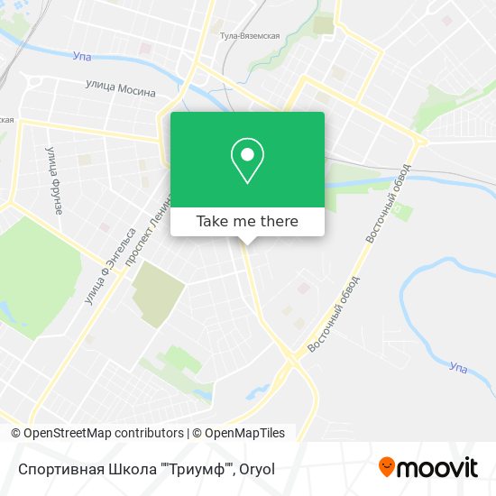 Спортивная Школа ""Триумф"" map