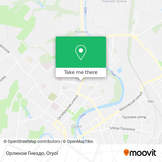 Орлиное Гнездо map