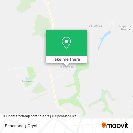 Березовец map