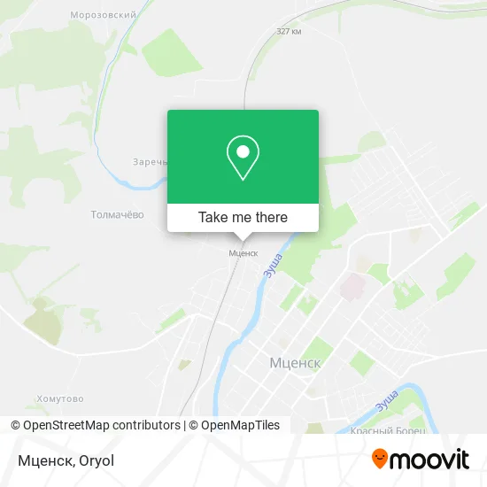 Мценск map