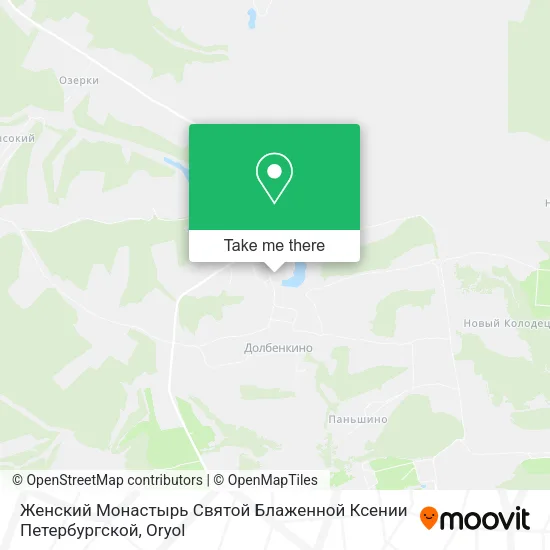 Женский Монастырь Святой Блаженной Ксении Петербургской map