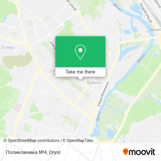 Поликлиника №4 map