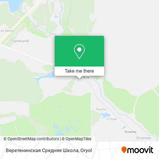 Веретенинская Средняя Школа map