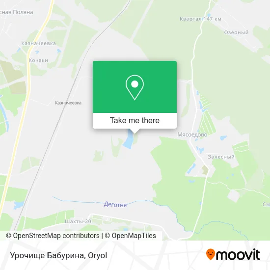 Урочище Бабурина map