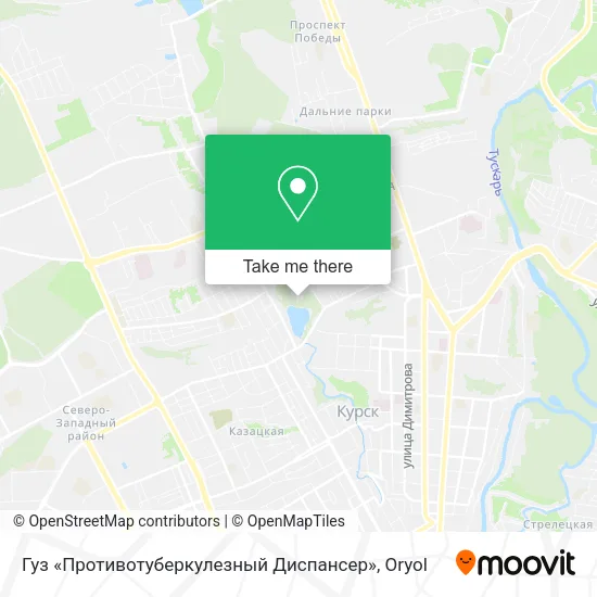 Гуз «Противотуберкулезный Диспансер» map