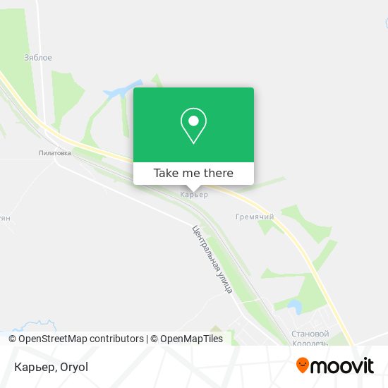 Карьер map