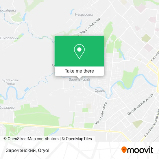 Зареченский map