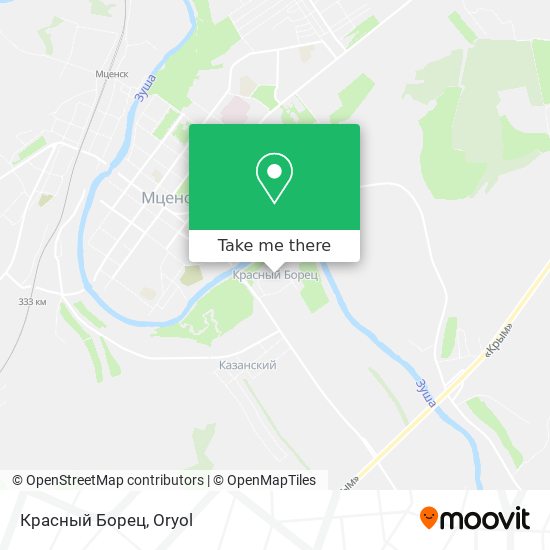 Красный Борец map