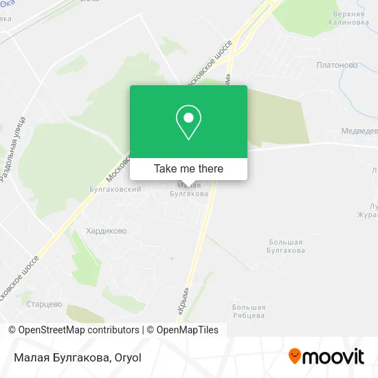 Малая Булгакова map