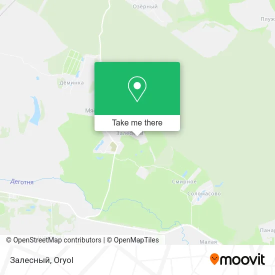 Залесный map