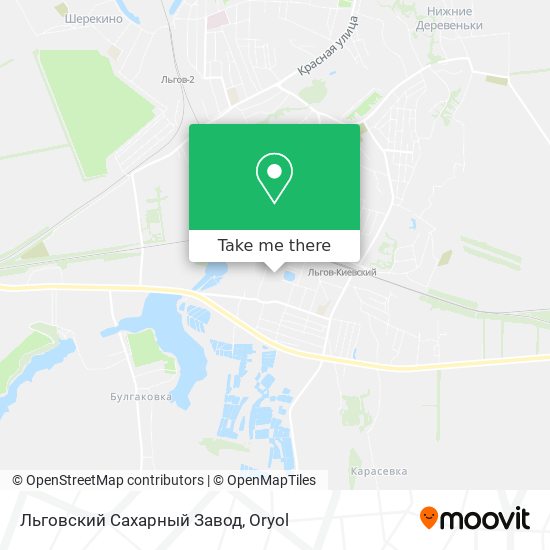 Льговский Сахарный Завод map