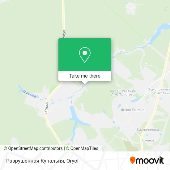 Разрушенная Купальня map