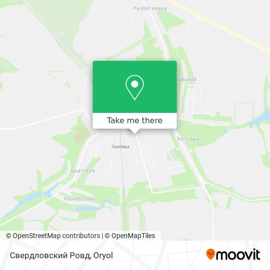 Свердловский Ровд map