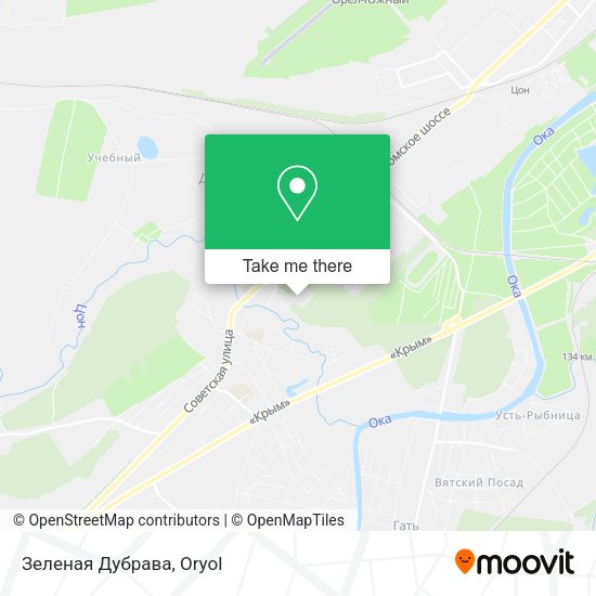 Зеленая Дубрава map
