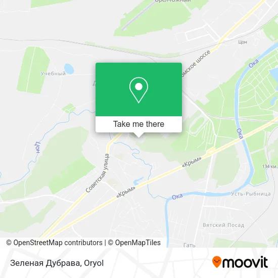 Зеленая Дубрава map
