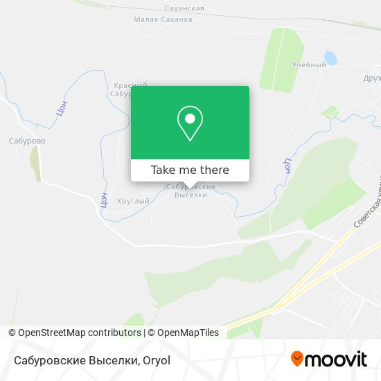 Сабуровские Выселки map