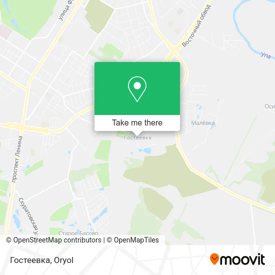 Гостеевка map