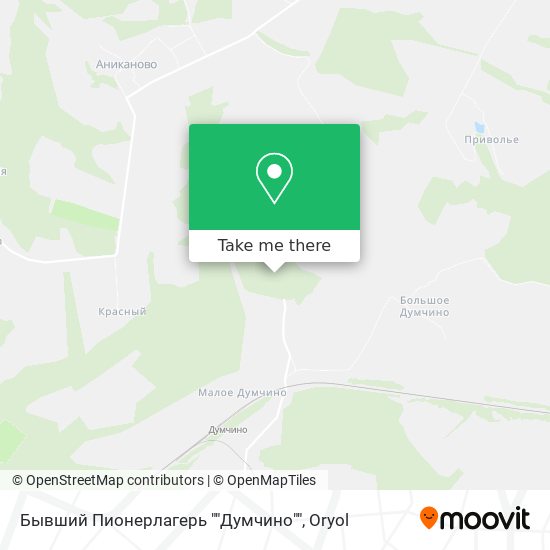 Бывший Пионерлагерь ""Думчино"" map