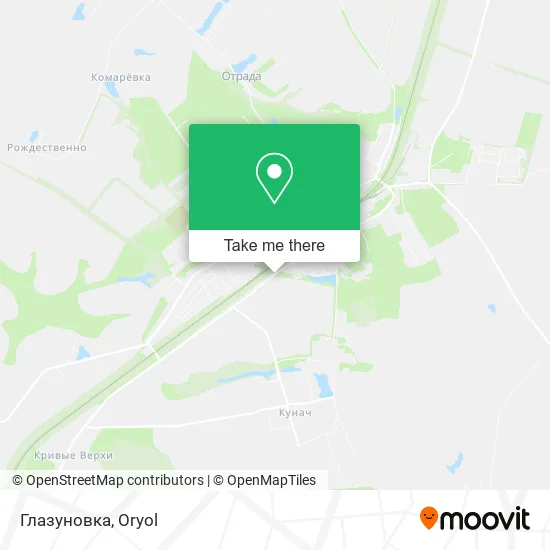 Глазуновка map