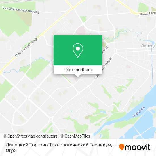 Липецкий Торгово-Технологический Техникум map