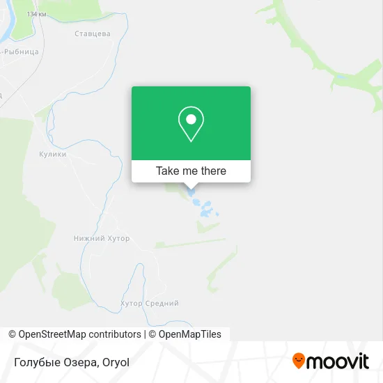 Голубые Озера map