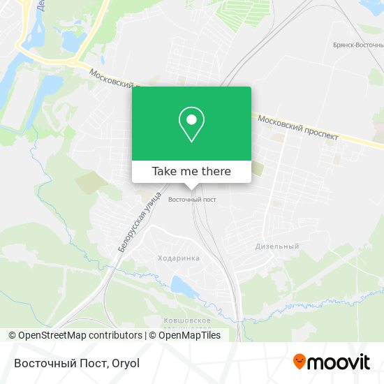 Восточный Пост map
