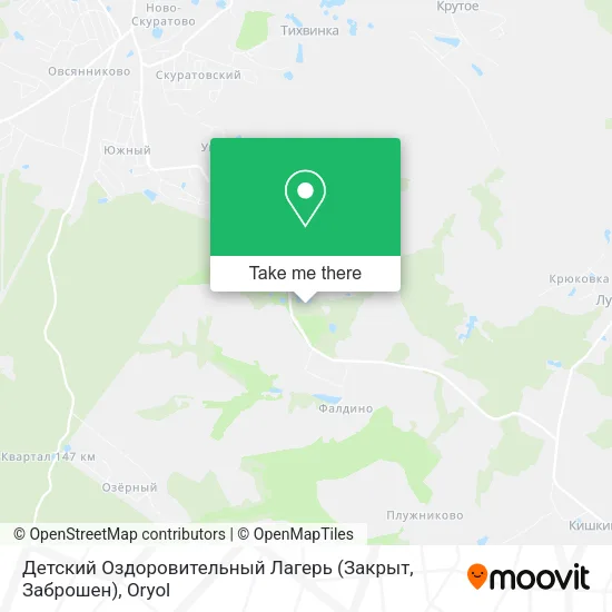 Детский Оздоровительный Лагерь (Закрыт, Заброшен) map