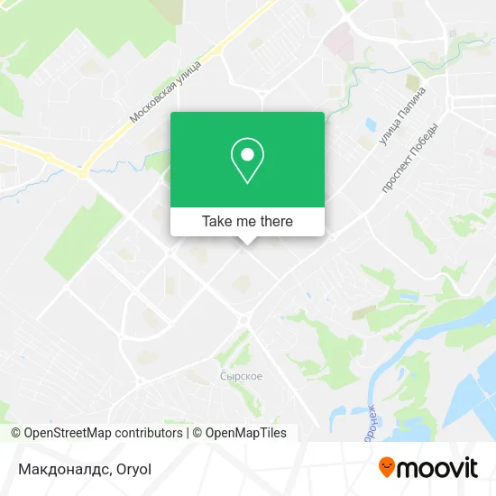 Макдоналдс map