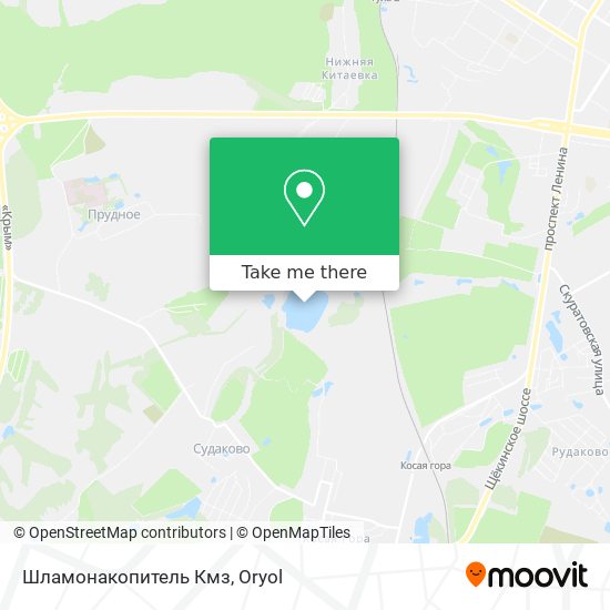 Шламонакопитель Кмз map