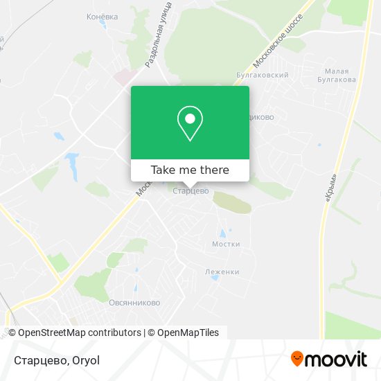 Старцево map
