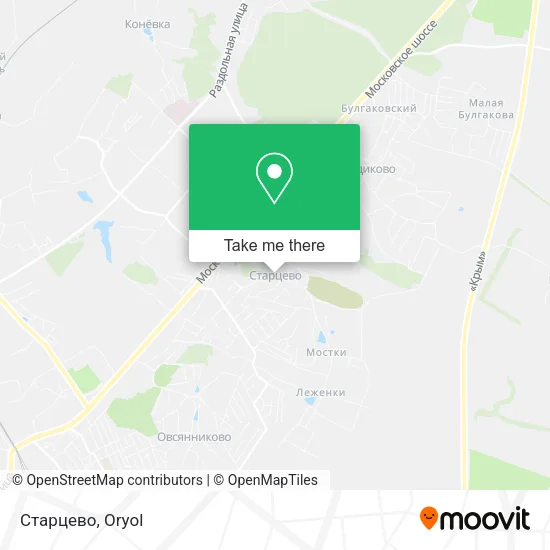 Старцево map