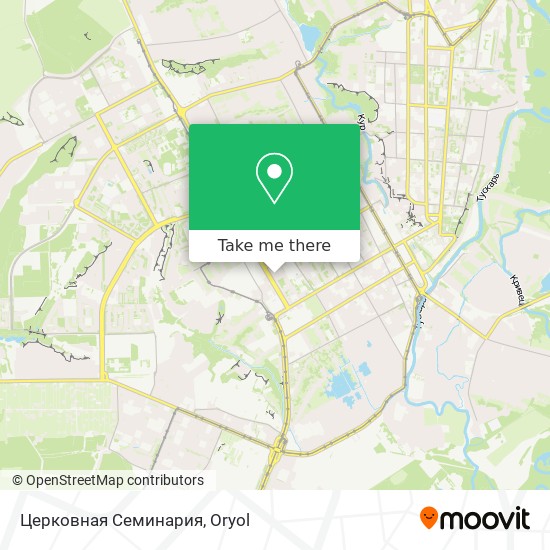 Церковная Семинария map