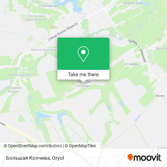 Большая Колчева map