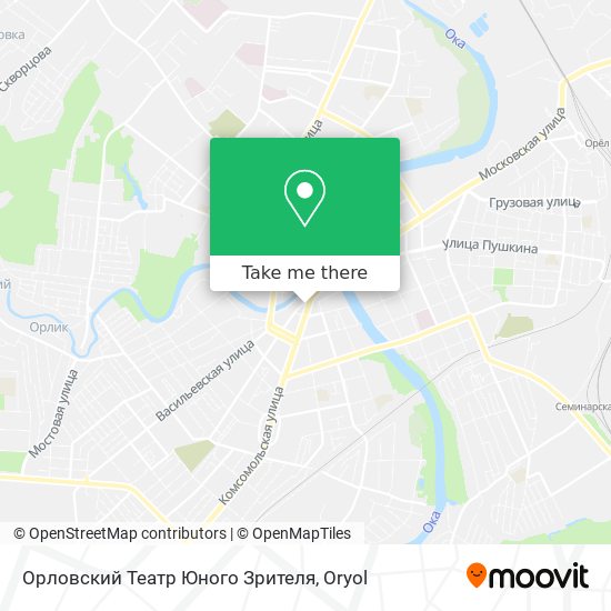 Орловский Театр Юного Зрителя map